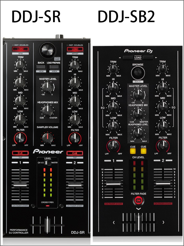 徹底比較☆DDJ-SR vs DDJ-SB2 ☆Pionner DJ人気PCDJコントローラー違い