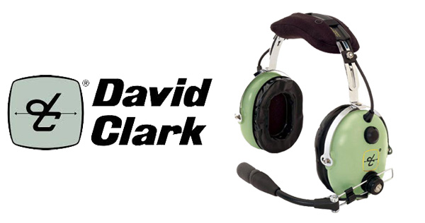 David Clark航空機ヘッドフォン-