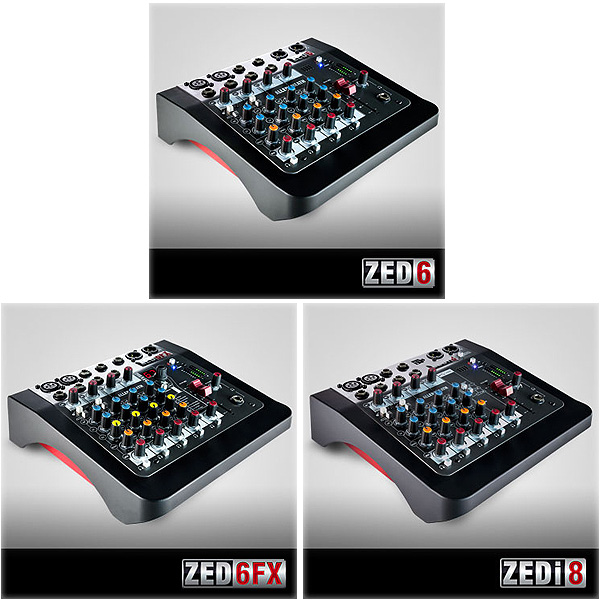 Allen＆Heath(アレンアンドヒース)のミキサー『ZEDシリーズ』に、New