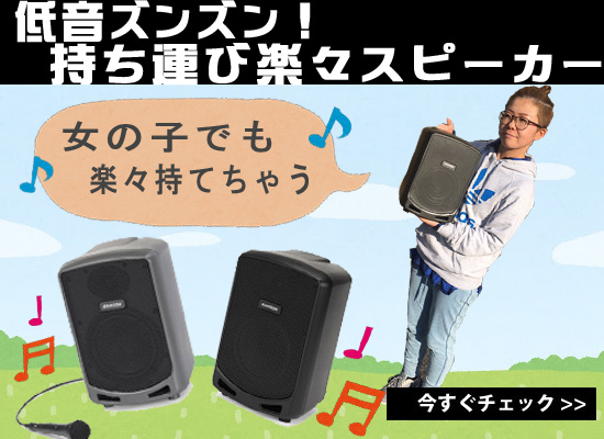 限定1セット】軽い！野外でも使えるコンパクトPAシステム、EXPEDITION 