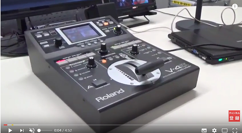 Roland ローランド V-4EX 4ch ビデオスイッチャー 4チャンネルビデオ 