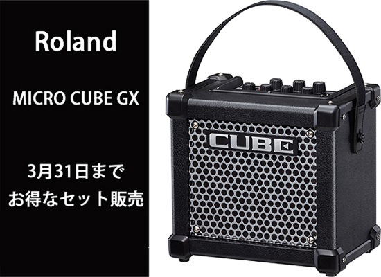 3月31日まで期間限定】Roland ローランド MICRO CUBE GX ギターアンプ 