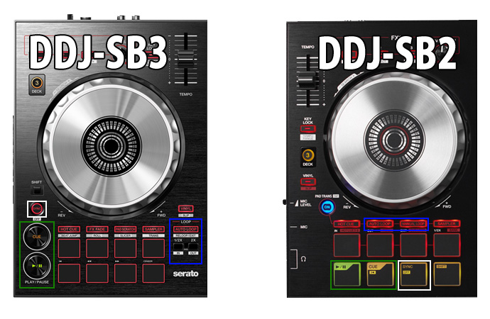 Pioneer DJ / DDJ-SB3】新色登場で3色のライナップに！Serato DJ対応 