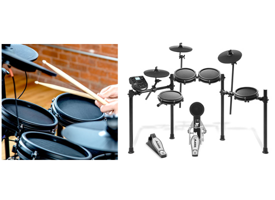 Alesis Ride/Hi-Hat Cymbal Single Zone 10" Alesis Turbo Nitro DM7X Electronic Drum Kit 