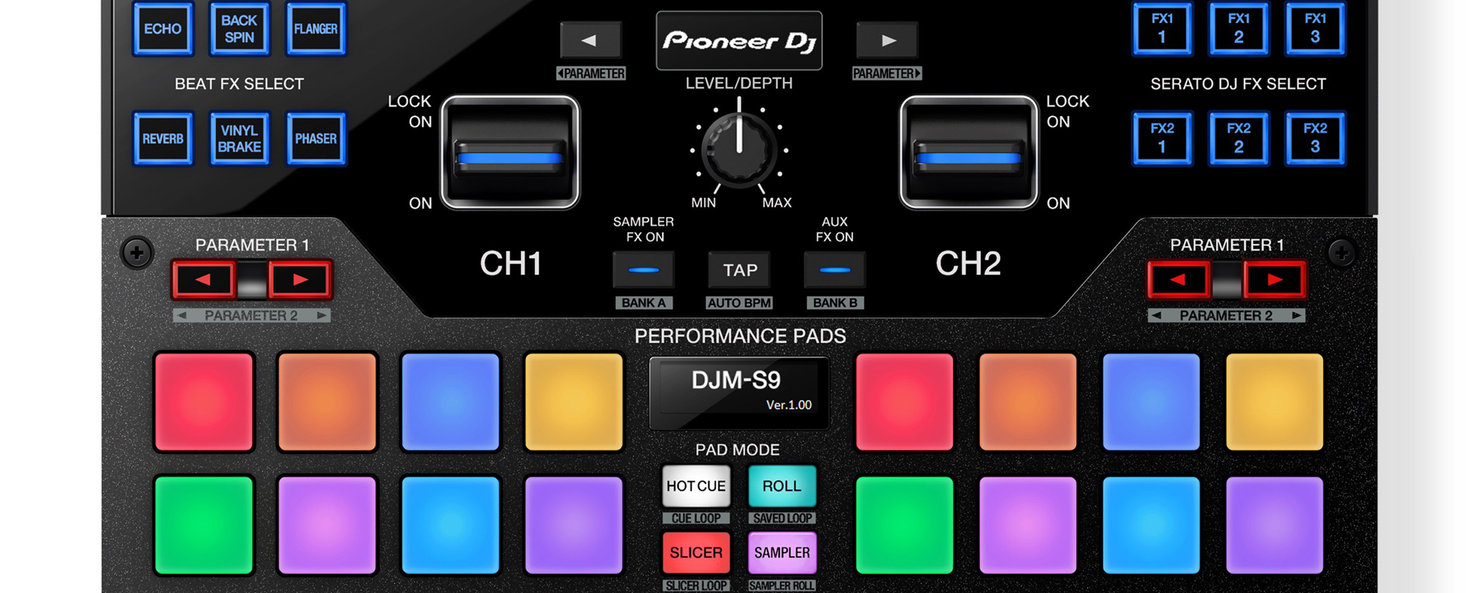 Pioneer(パイオニア) / DJM-S9 - SERATO DJ専用2CHミキサー - DJMS9 DJM S9
