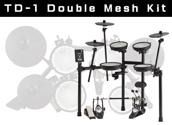 エントリークラスの電子ドラムが新登場！Roland / TD-1 Double Mesh