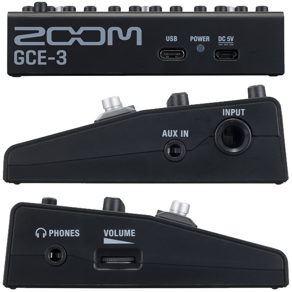 Zoom / GCE-3】片手サイズのギター/ベース用USBオーディオ 