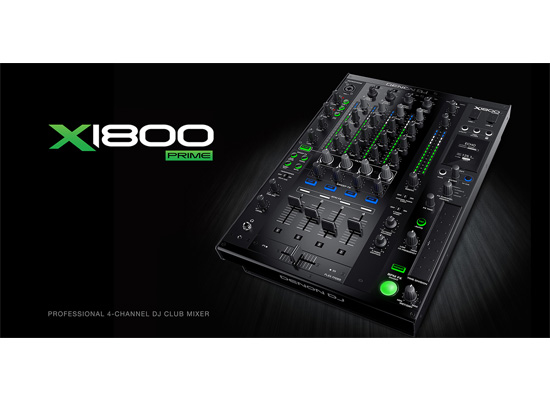 DENON DJ / X1800 Prime】パフォーマンスの創造を広げる多機能DJ