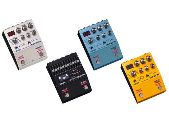 BOSSより500シリーズを継承したNEWエフェクター[200シリーズ]【DD-200 
