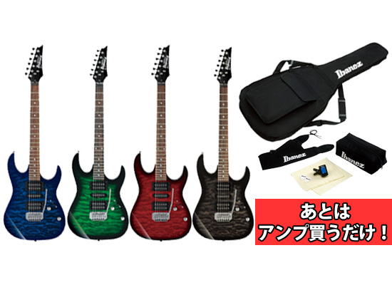 GIO Ibanez：GRX70QA】入門機でも最初のギターをこだわりたい方に 