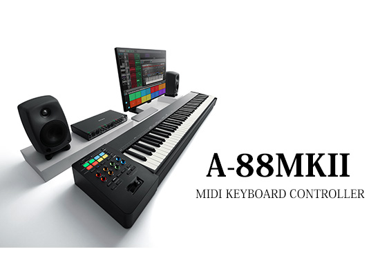 Roland】88鍵盤MIDIキーボードの最新モデル「A-88MKII」発表！【2020 