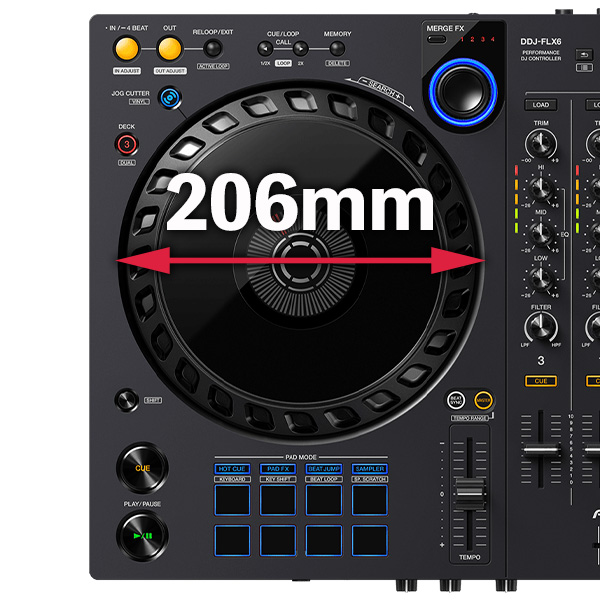 Pioneer DJ】7万円台の4chコントローラー『DDJ-FLX6』発売！対応ソフト 