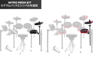 【ALESIS】Nitro Mesh Kit & Special Editionを３シンバル＆４タム