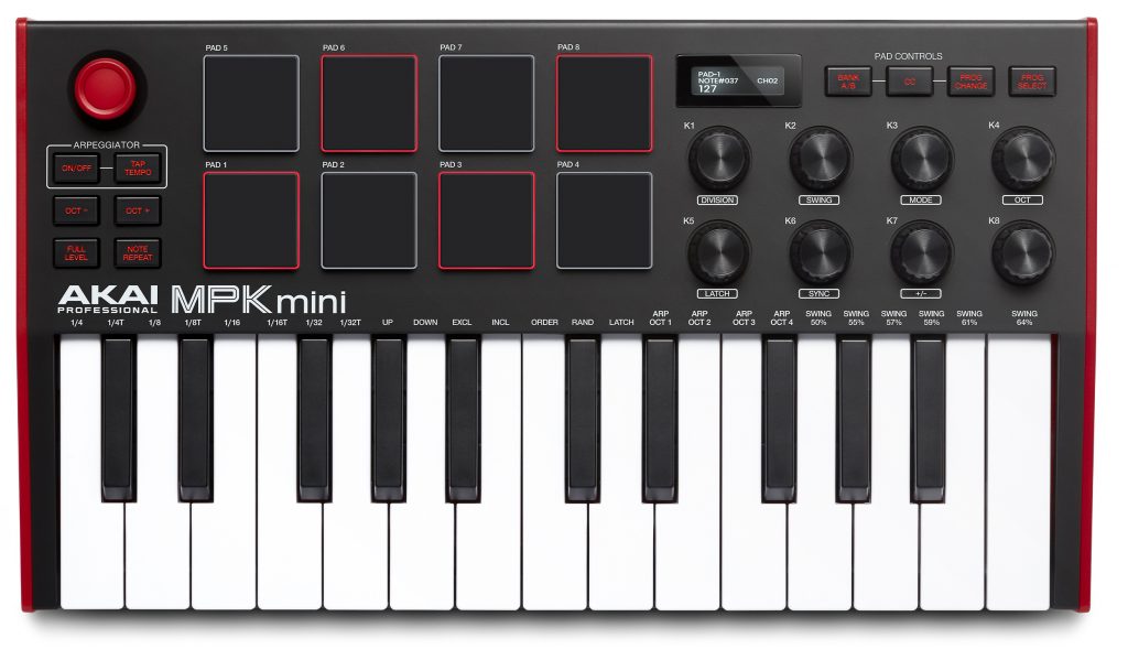 AKAI MPK mini play 付属品完備 【年中無休】 - 器材