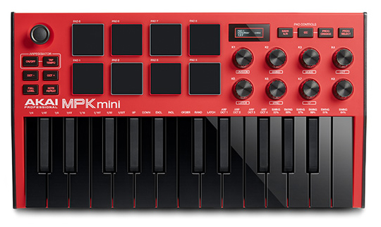 AKAI / MPK mini MK3】パッドにキーボード、必要なツールを全て搭載 
