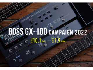 BOSS GX-100キャンペーン2022】GX-100購入で専用トートバッグ&「Fluid