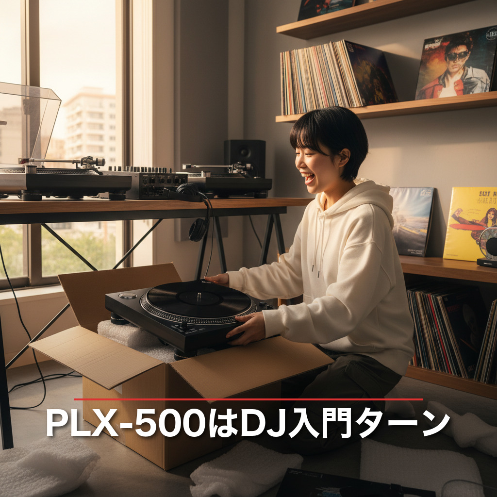 PLX-500はDJ入門ターンテーブルの決定版