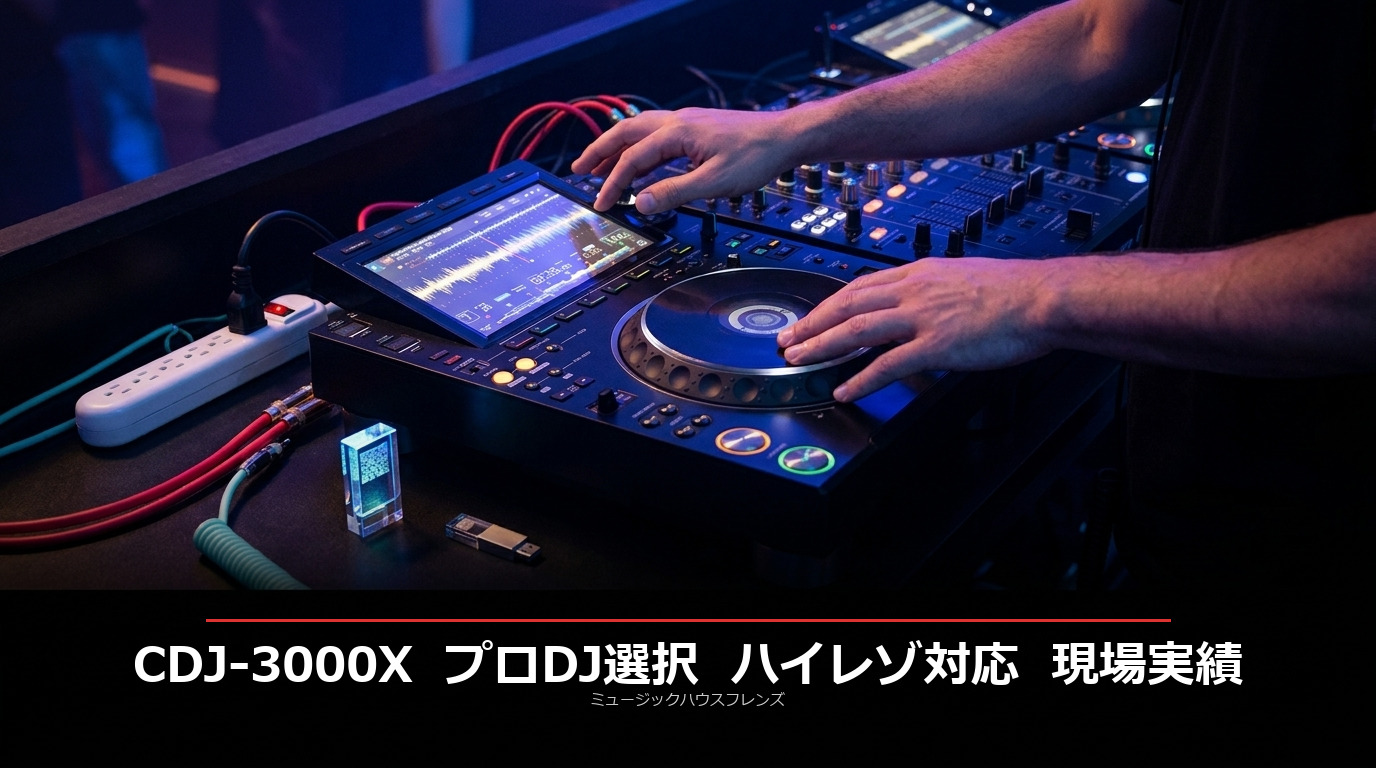CDJ-3000X 2026年レビュー｜プロDJが現場で選ぶ理由 | DJ機材/PCDJ