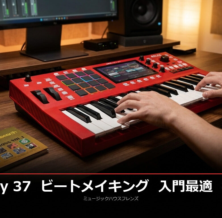 Akai MPC Key 37 レビュー|ビートメイキング入門に最適な理由を徹底 Akai MPC Key 37 レビュー|ビートメイキング入門に最適な理由を徹底