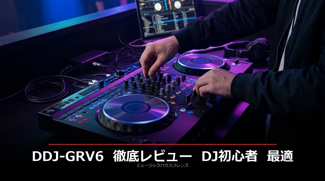 【2026年版】DDJ-GRV6 徹底レビュー！DJ初心者に最適な理由