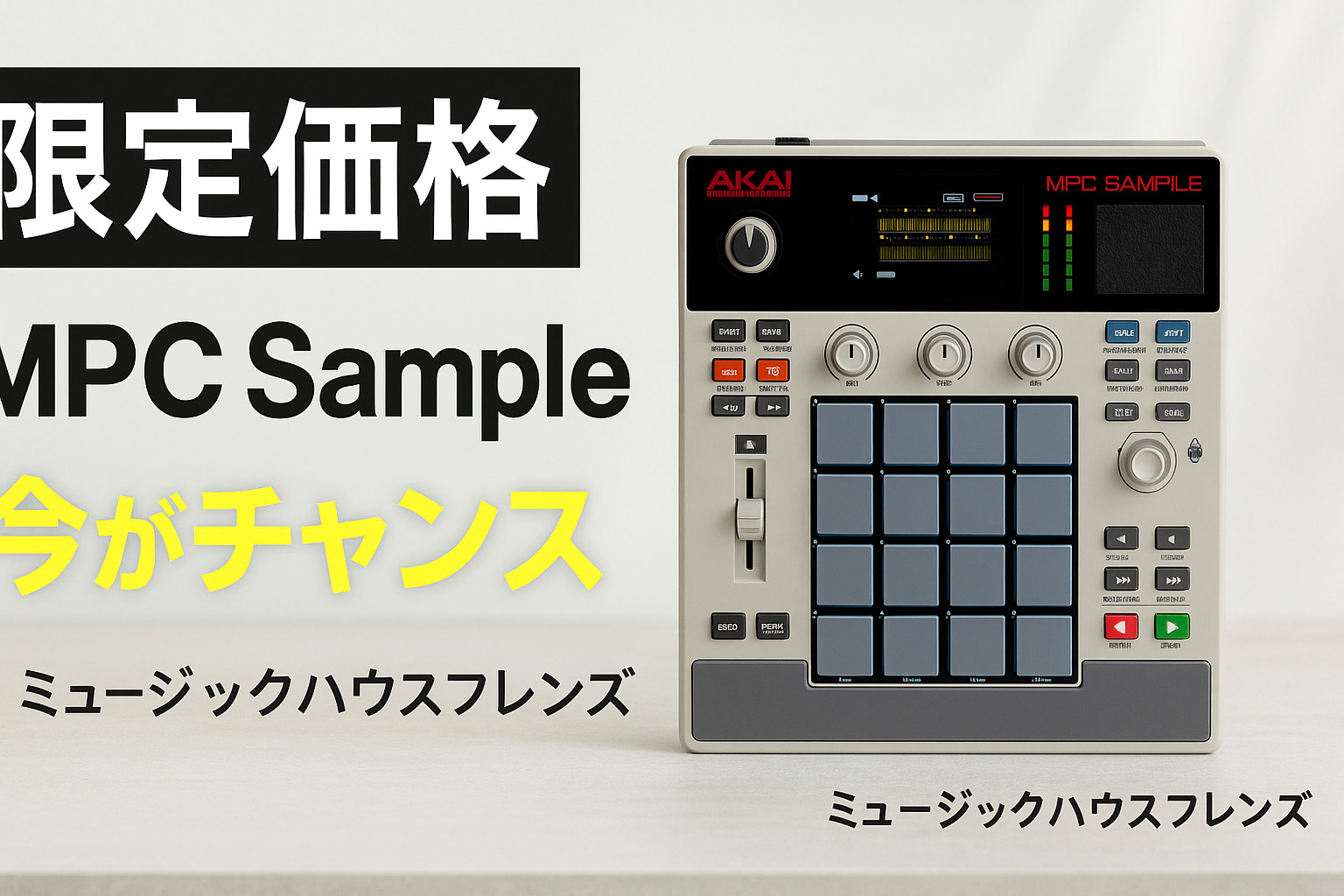 2026年8月17日ま】お盆限定セール AKAI MPC Sampleほか対象商品特価